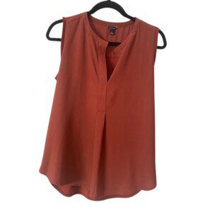 Ann Taylor Sleeveless Top - Rust